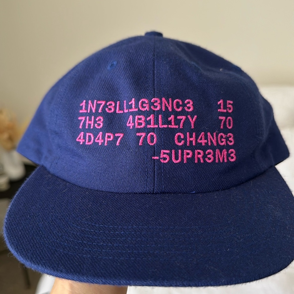 Supreme Intelligence 6-Panel Royal Cap